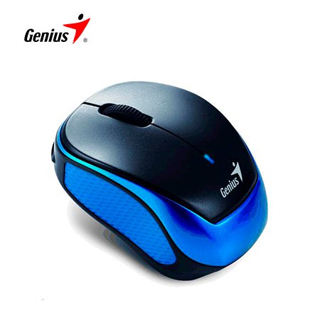 Mouse Genius Micro Traveler 9000R Wireless Black/Blue (0027904)