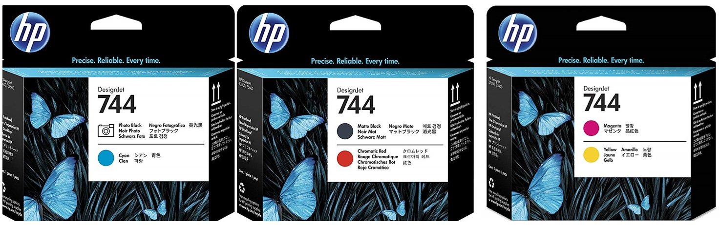 Cabezal HP 744A (F9J86A) Photo Black & Cyan 3,500 paginas