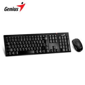 Teclado Genius + Mouse Slimstar 8000SE Wireless Black SP (0028053)