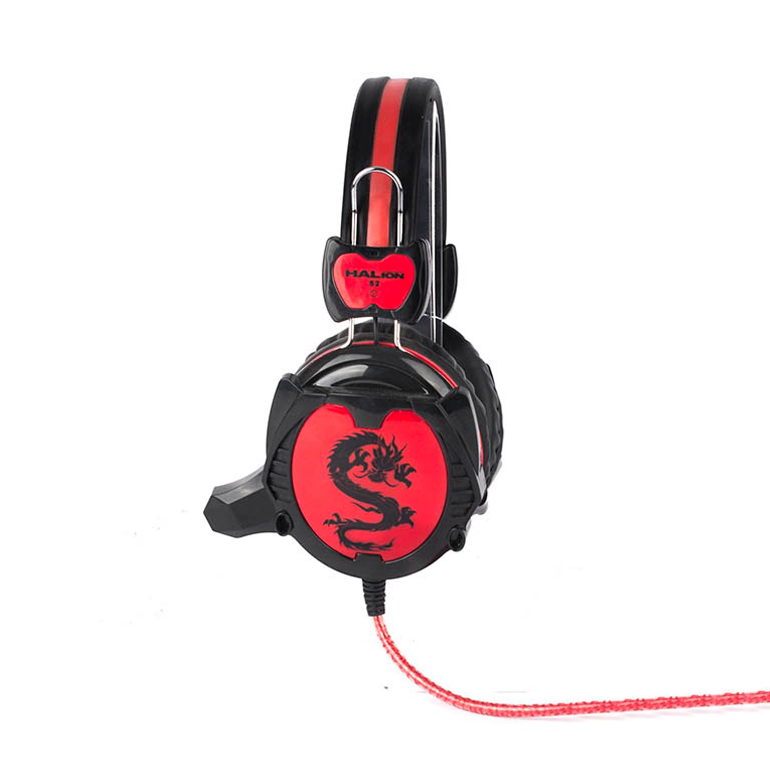 Audífono Halion Gamer S2 Dragon Red/Black