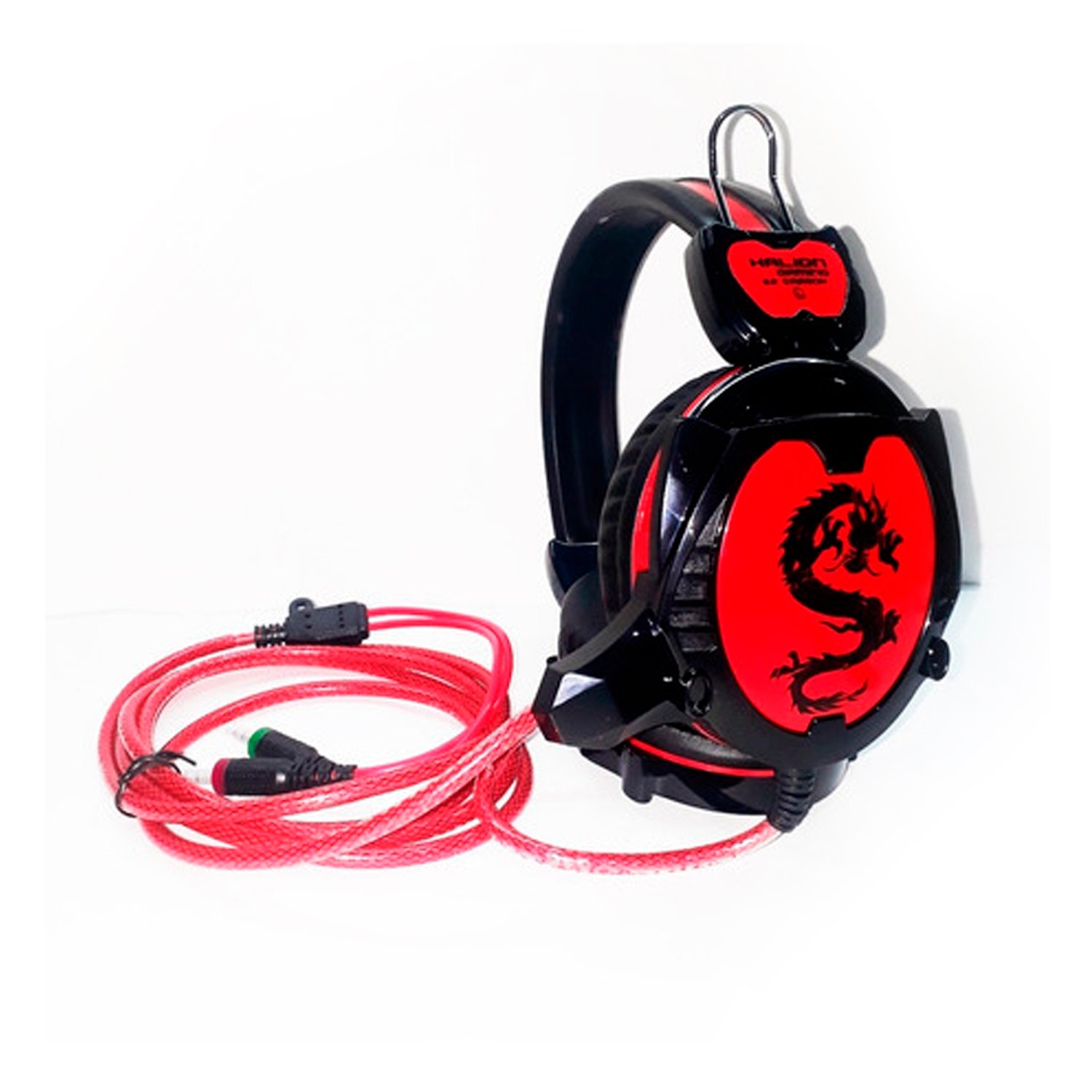 Audífono Halion Gamer S2 Dragon Red/Black