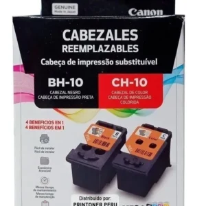 Kit Cabezal Canon Pixma Negro BH-10 + Color CH-10