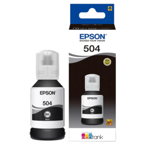 Botella de Tinta Epson T504 (T504120) Negro 127ml