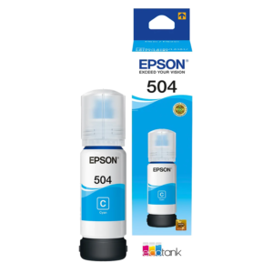 Botella de Tinta Epson T504 (T504220) Cyan 70ml