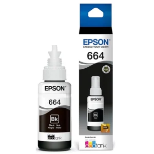 Botella de Tinta Epson T664 (T664120) Negro 70ml