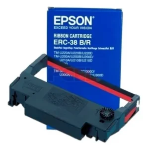 Cinta Epson ERC-38BR Negro/Rojo TM-U200
