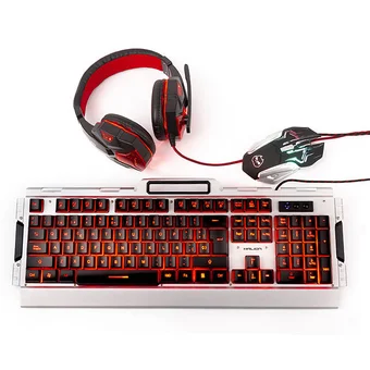 Combo Halion Gamer HA-860C (Teclado+Audifono+Mouse)