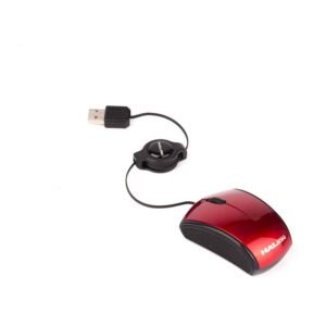Mouse Halion Avenger Mini Ha-480 Red Retractil