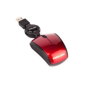 Mouse Halion Avenger Mini Ha-480 Red Retractil