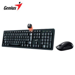 Teclado Genius + Mouse KM-8200 Wireless Black (0026223)