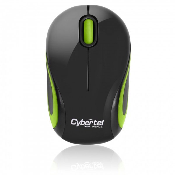 Mouse Cybertel M300 Inalambrico Prince Green/Black