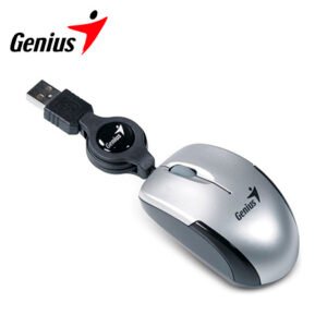 Mouse Genius Micro Traveler V2 USB Silver (0022663)