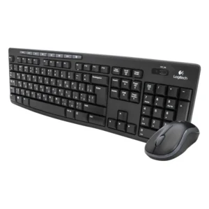 Teclado Logitech + Mouse MK270 Wireless USB Black (920-004432)