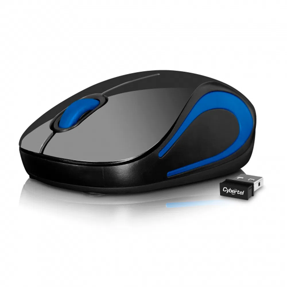 Mouse Cybertel M300 Inalambrico Prince Blue/Black