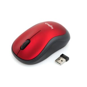 Mouse Logitech M185 Wireless Red (910-003635)