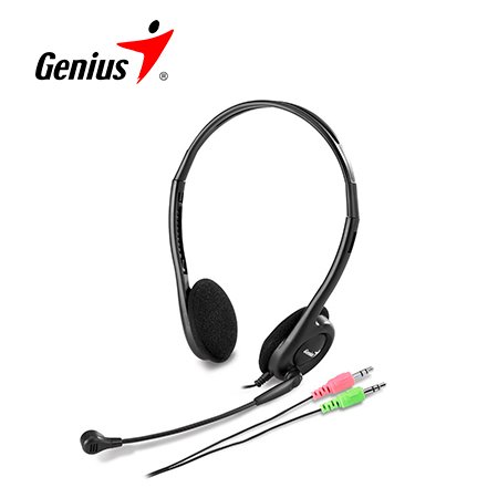 Audifono Genius C/MICROF. HS-200C Negro (0011573)