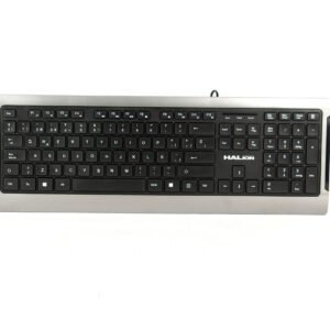 Teclado Halion HA-K166 Multimedia USB Gris/Black