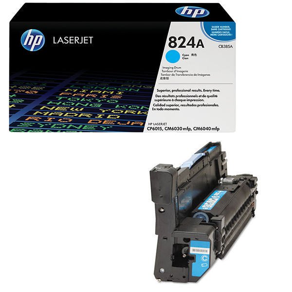 Tambor Hp CB385A (824A) Cyan 23,000 Pag LaserJet Color CP601
