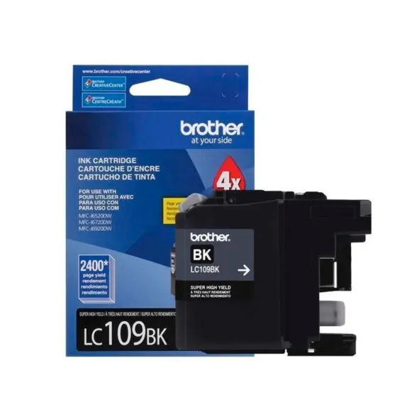 Tinta Brother LC-109BK Negro 2,400PG MFC-J6720DW MFC-J6920DW