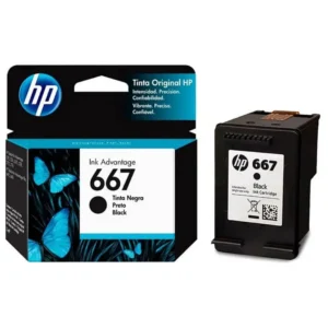 Tinta HP 3YM79AL (667) Negro 120 Pag. | DeskJet 2775, 6475