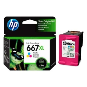 Tinta HP 3YM80AL (667XL) Tricolor 330 Pag. | DeskJet 2775, 6475