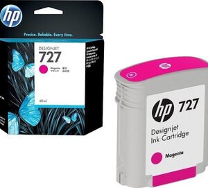 Tinta HP B3P14A (727) Magenta 40ML DesignJet T1500