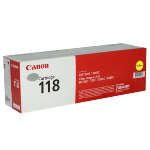 Tóner Canon 118 Yellow 2,900pag