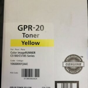 Tóner Canon GPR-20 Yellow 36,000pag