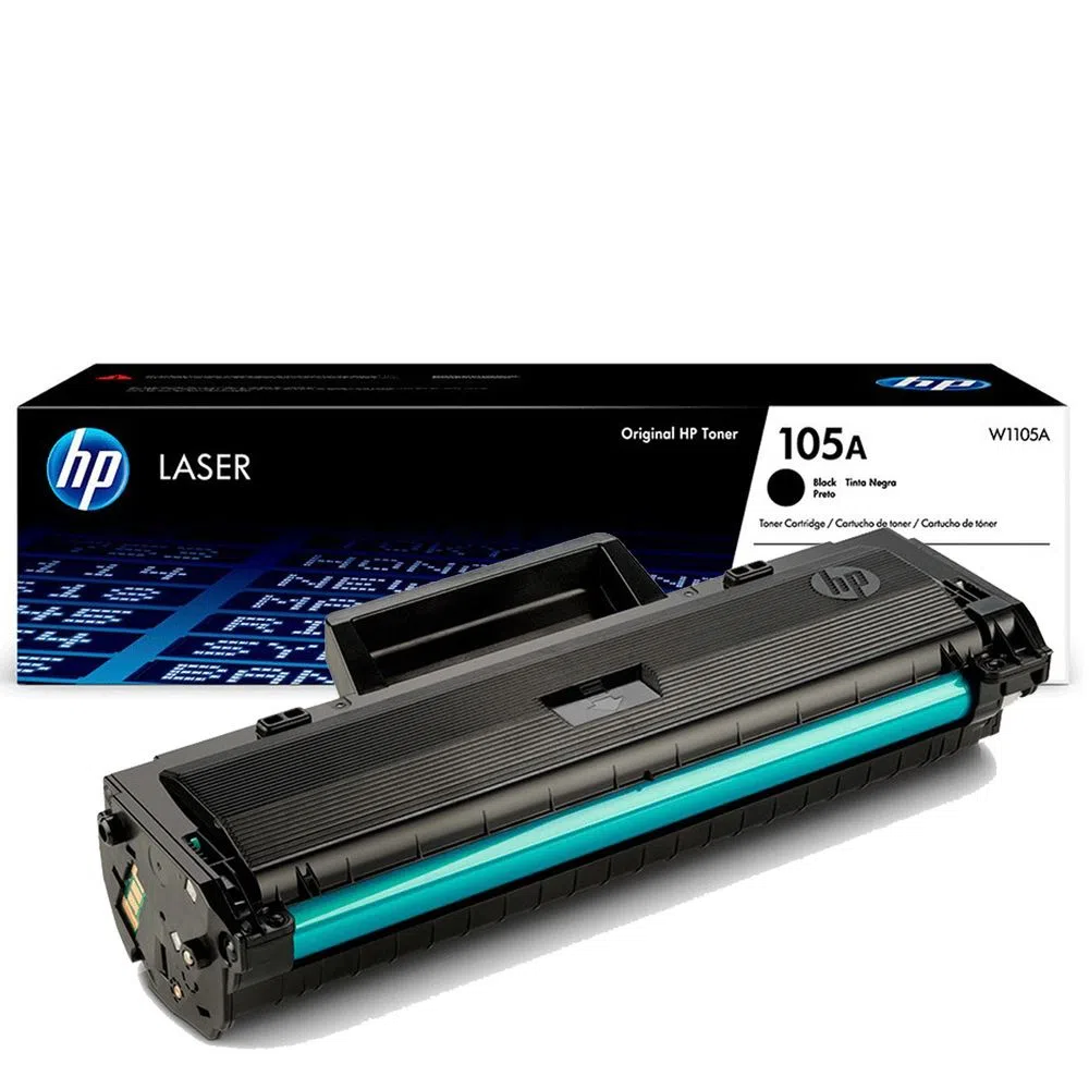 Tóner HP 105A (W1105A) Negro 1,000 Pag Laser 107w, 135a, 137fnw