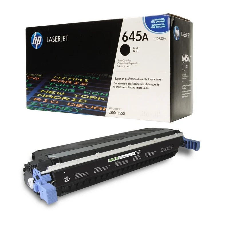 Toner HP 645A (C9730A) Negro 13,000 Pag LaserJet 5500dn