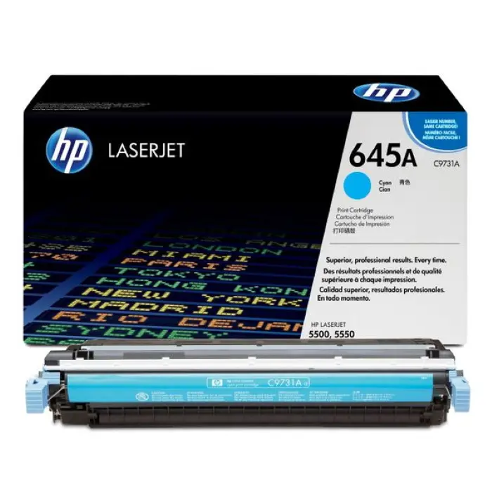 Toner HP 645A (C9731A) Cyan 12,000 Pag Laserjet 5500dn