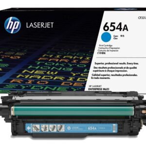 Tóner HP 654A (CF331A) Cyan 15,000 Pag Color LaserJet Enterprise M651dn