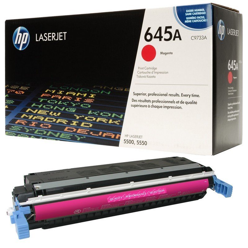 Toner HP 645A (C9733A) Magenta 12,000 Pag LaserJet 5500dn