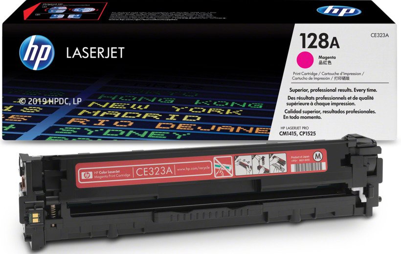 Toner HP 128A (CE323A) Magenta 1,300 Pag LaserJet CM1410