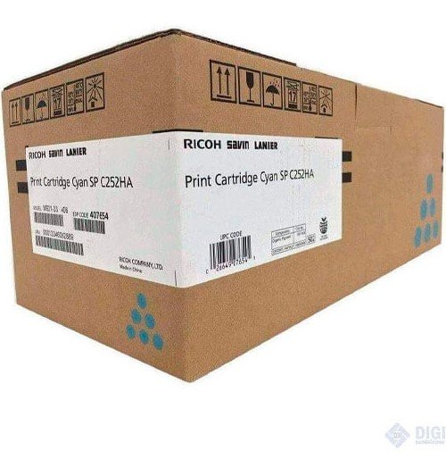 Tóner Ricoh 407654 Cyan 6,000 páginas