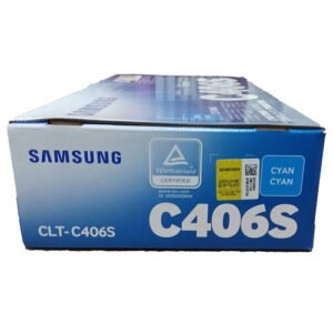 Tóner Samsung CLT-C406S Cyan 1,000pag.