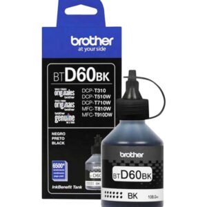 Botella de Tinta Brother BTD-60BK Negro 108ML