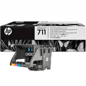 Cabezal HP 711 (C1Q10A) Negro y Color 1,300 paginas