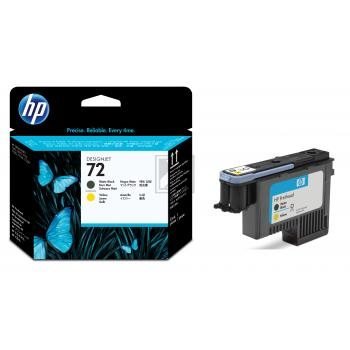 Cabezal HP 72 (C9384A) Matte Black & Yellow 230 paginas
