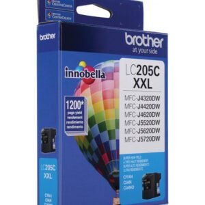 Tinta Brother LC-205C Cyan 1,200 paginas