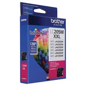 Tinta Brother LC-205M Magenta 1,200 paginas