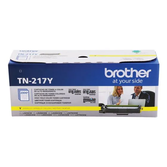 Tóner Brother TN-217Y Yellow 2,300 paginas