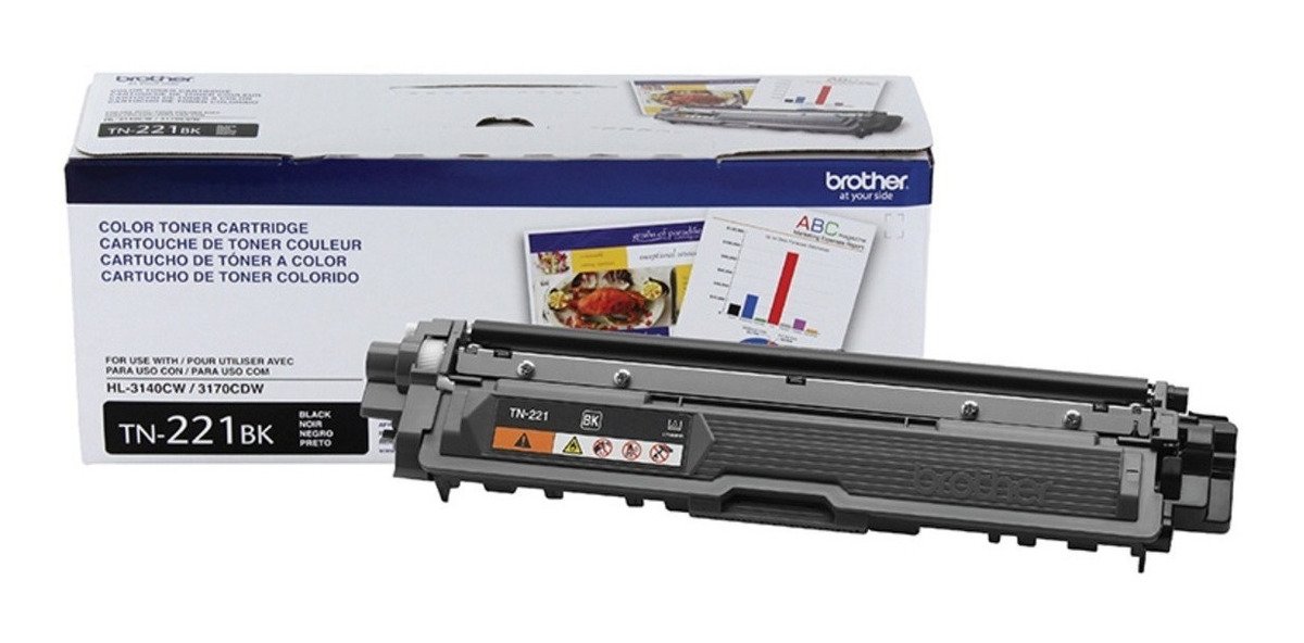 Toner Brother TN-221BK Negro, Rendimiento 2,500 pag.