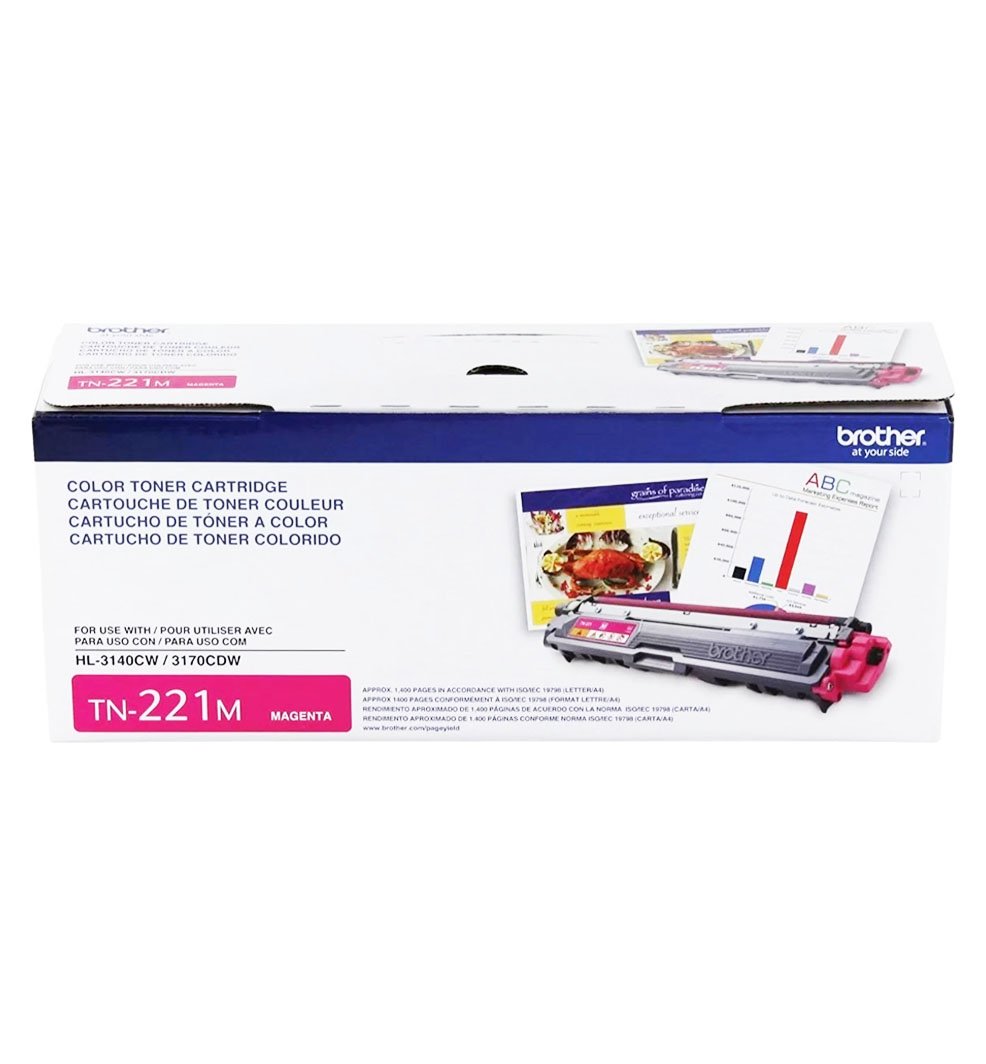 Toner Brother TN-221M magenta, Rendimiento 1,400 pag.